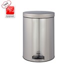 سطل زباله پدالی 14 لیتری سایلنت استیل
